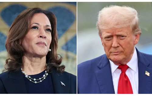 Vice President Kamala Harris and former President Donald Trump